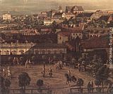 Bernardo Bellotto View of Warsaw from the Royal Palace (detail) painting
